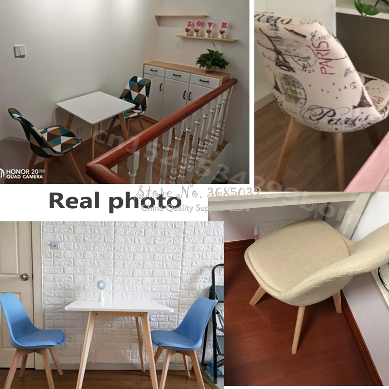 

D,HOT SIMPLE MODERN DINING CHAIR BACK OFFICE CHAIR CREATIVE SOLID WOOD NORDIC CHAIR FOR HOME & SHOP