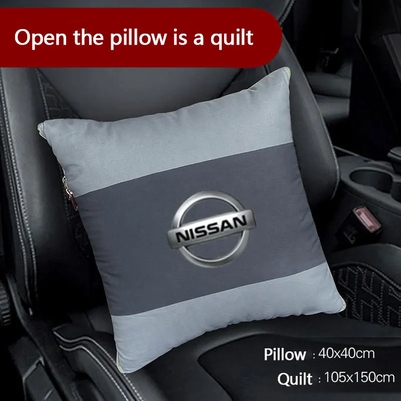 

Car pillow sleeping nap quilt For Nissan Qashqai Sylphy Tiida Altima Teana X-Trail Murano Leaf Juke Sentra Pulsar Note Micra