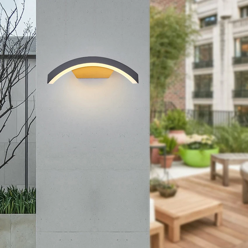 Уличная Водонепроницаемая настенная лампа светодиодный садовый светильник для