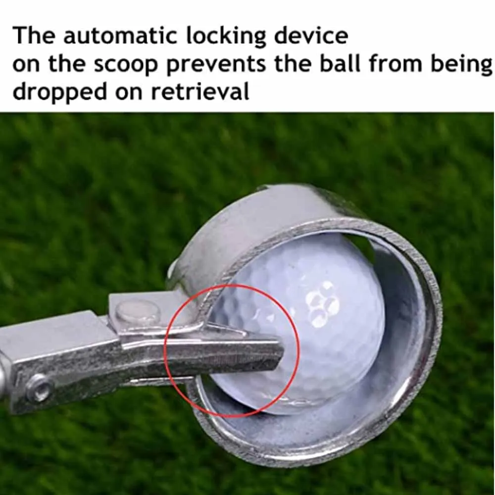 Golf Ball Retriever Aluminum alloy Telescopic Extendable for Water Pick Up Gift | Спорт и развлечения