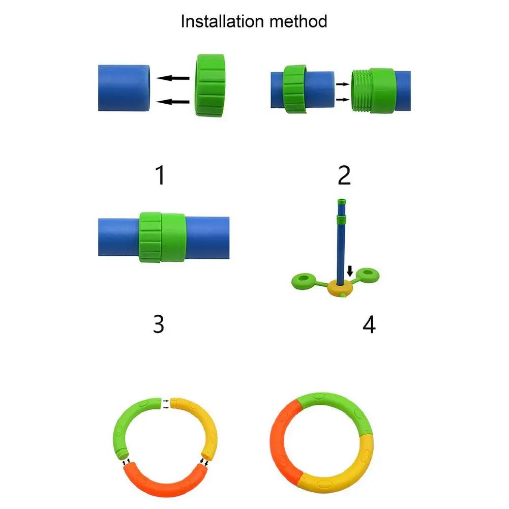

3-in-1Water Toys With Ball Hand Pump Amphibious Basketball Hoop Parent-child Interactive Outdoor Indoor Fun Sports Net Goal Pool