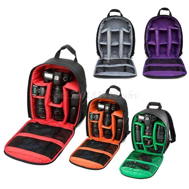 waterproof shockproof camera backpack for canon eos sony nikon dslrslr camera free global shipping