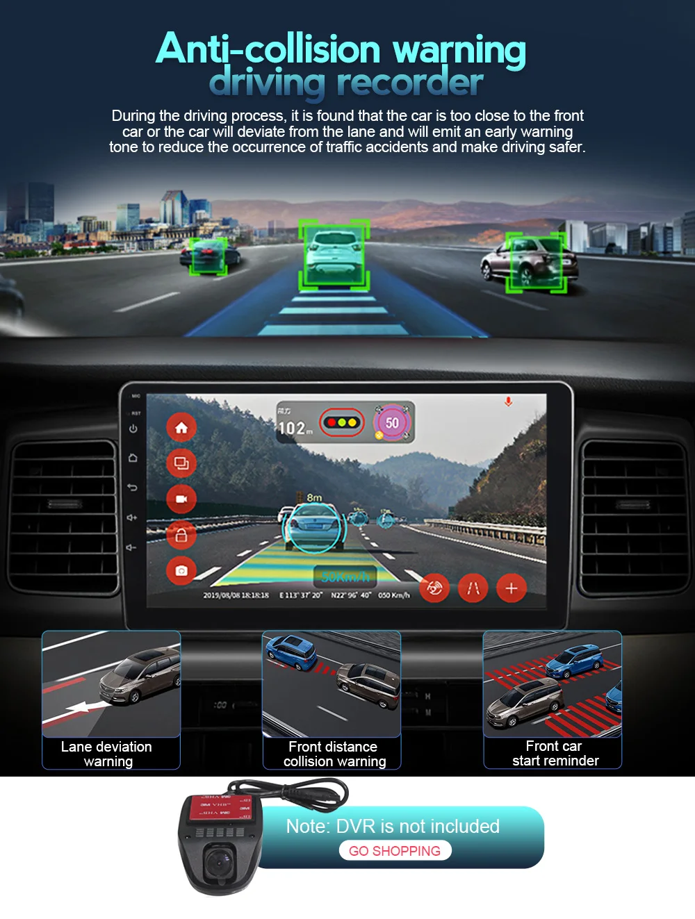 Navifly Android9.1 RDS DVR DAB+ автомобильный DVD мультимедийный плеер для Mercedes W203 android C200 C230 C240 C320 C350 CLK W209