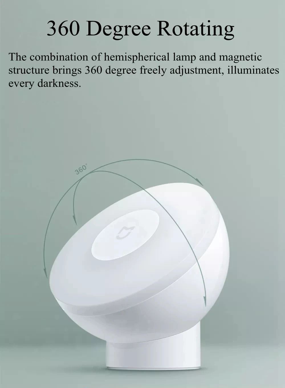 Оригинальный светодиодный умный ночник Xiaomi Mijia с датчиком движения Питание от 2