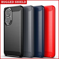 brushed texture for huawei p50 pro soft silicone tpu carbon fiber armor phone case cover frame for p50 pro cases shockproof