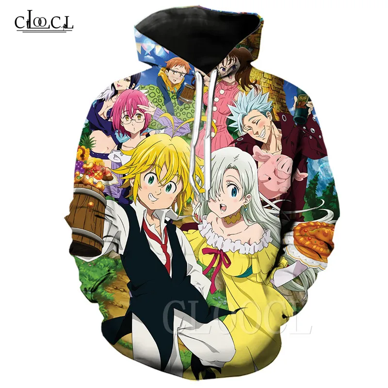 Meliodas The Seven Deadly Sins 3D Толстовка Мужская/Женская модная толстовка с принтом Nanatsu No