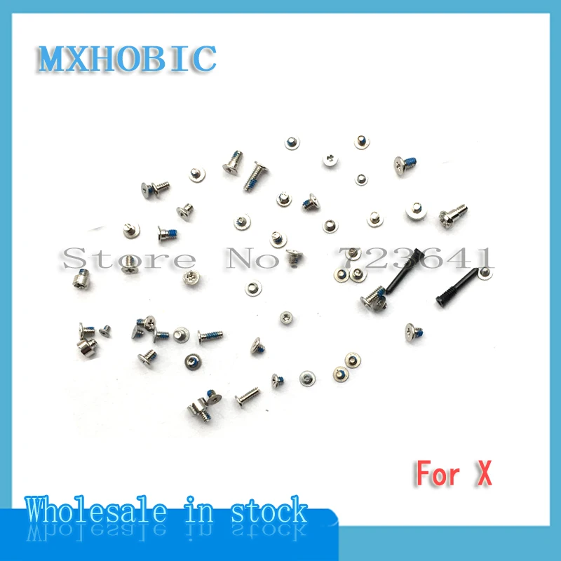 Полный комплект винтов MXHOBIC 10 компл./лот для iPhone 7 8 7G 8G Plus X внутренние комплекты с