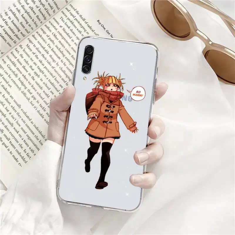 

Anime My Hero Academia Cross Phone Case Transparent for Samsung A71 S9 10 20 HUAWEI p30 40 honor 10i 8x xiaomi note 8 Pro 10t 11