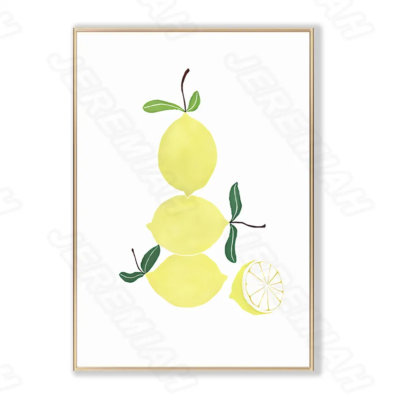 

Drink Strawberry Fruit Poster Nordic Style Wall Art Canvas Print Painting Modern Living Room Room Decoration