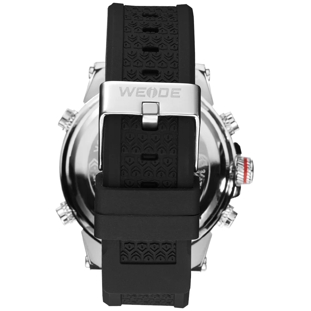 

WEIDE Watch Free Shipping Silicone Rubber Strap Sport Mens Wristwatches Outdoor Men Quartz Watch