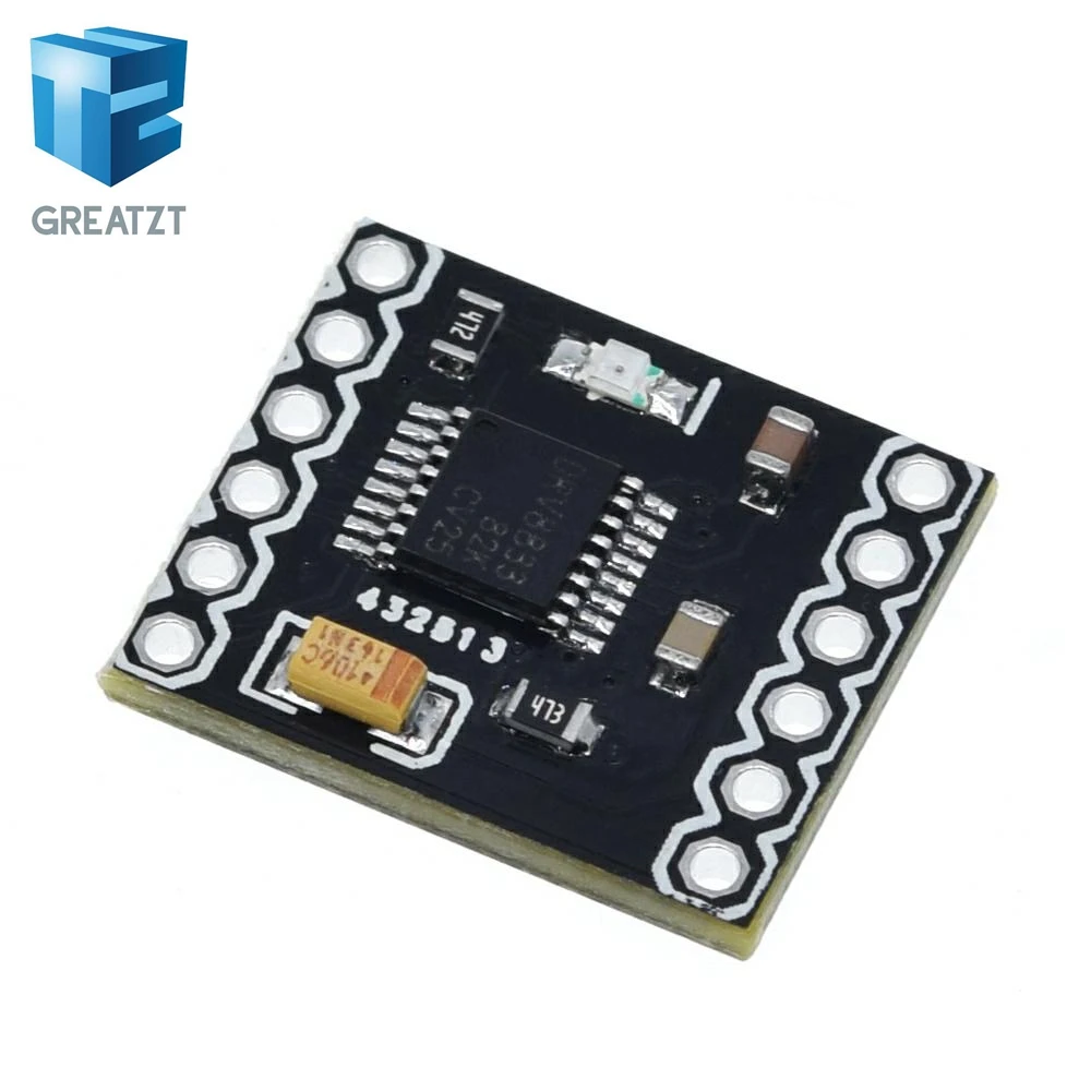 GREATZT DRV8833 2 канала драйвер двигателя постоянного тока, зарядная Модульная плата 1.5A 3 V-10 V
