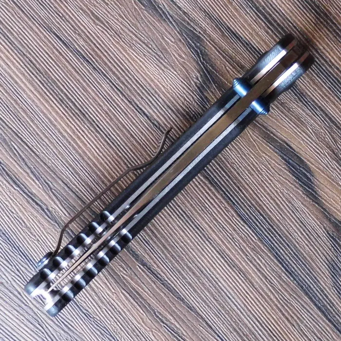 Жар-Ganzo F753M1 58-60HRC 440C G10 или углеродного волокна ручка складной Ножи для выживания