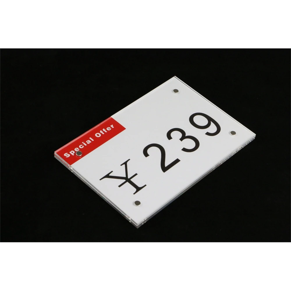 10 шт. ярлык для сотового телефона прозрачная акриловая Фотокарта Магнитная рамка