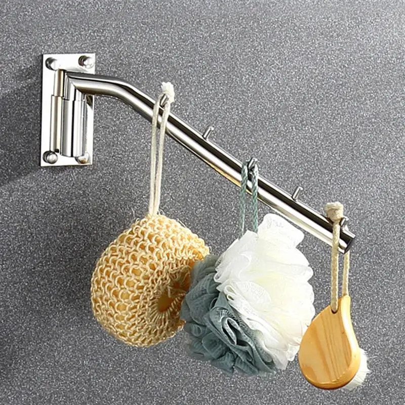 Настенный крючок для демонстрации одежды вешалка складной органайзер из