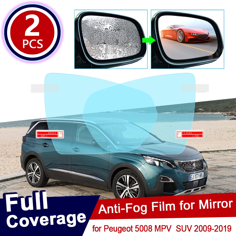 Для Peugeot 5008 MK1 MPV MK2 SUV 2009 ~ 2019 полное покрытие противотуманная пленка аксессуары для