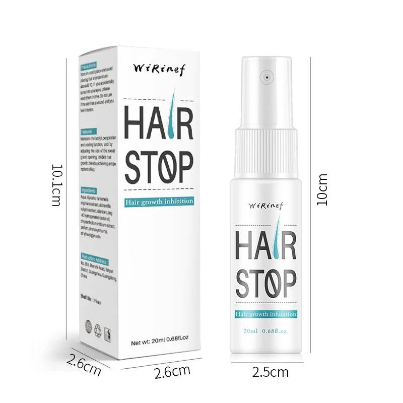 Liquid Hair Remover Spray Permanent Inhibitor Painless Removal Mild Prevent Growing Beard Bikini Legs | Бытовая техника