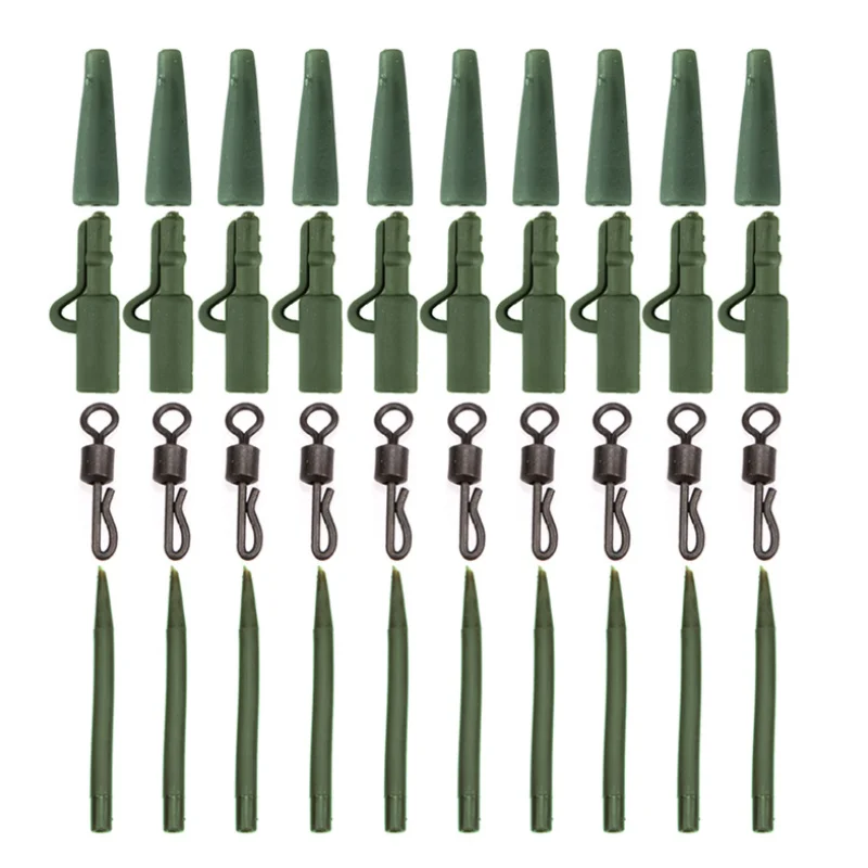 

40pcs/set PVC Fishing Tool Holster Rotatable Squid Non-slip Hose Fishing Tool Set Carp Fishing Gear Accessories Fishing Tackle
