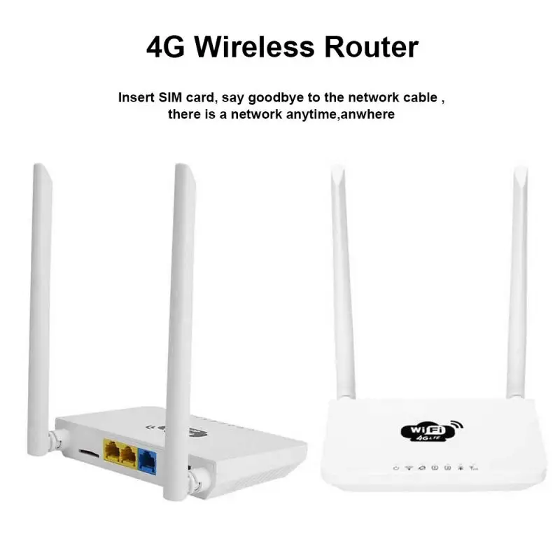 

Порты и разъёмы в состоянии модем роутер Смарт Беспроводной CPE 4G Wi-Fi маршрутизатор 300 Мбит/с высокоскоростной передачи FDD LTE две SIM карты слот ...