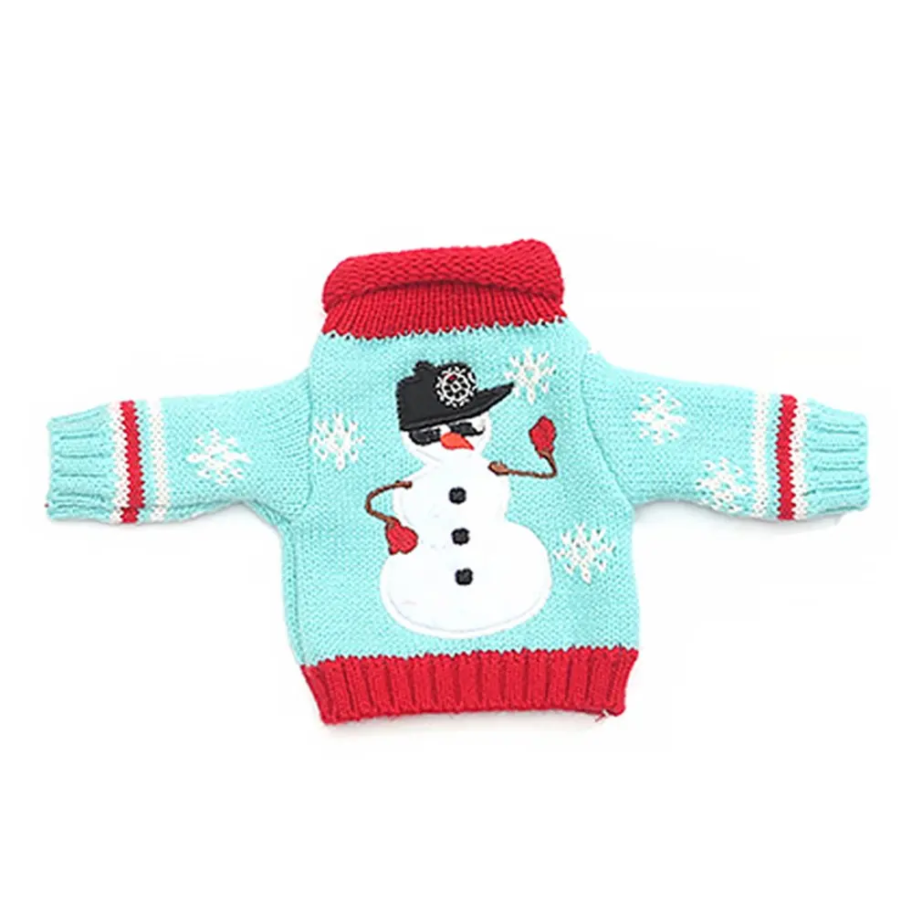 

Christmas Wine Bottle Cover Sweater Merry Christmas Decorations For Home Bottle Cover Christmas Decorations For Home