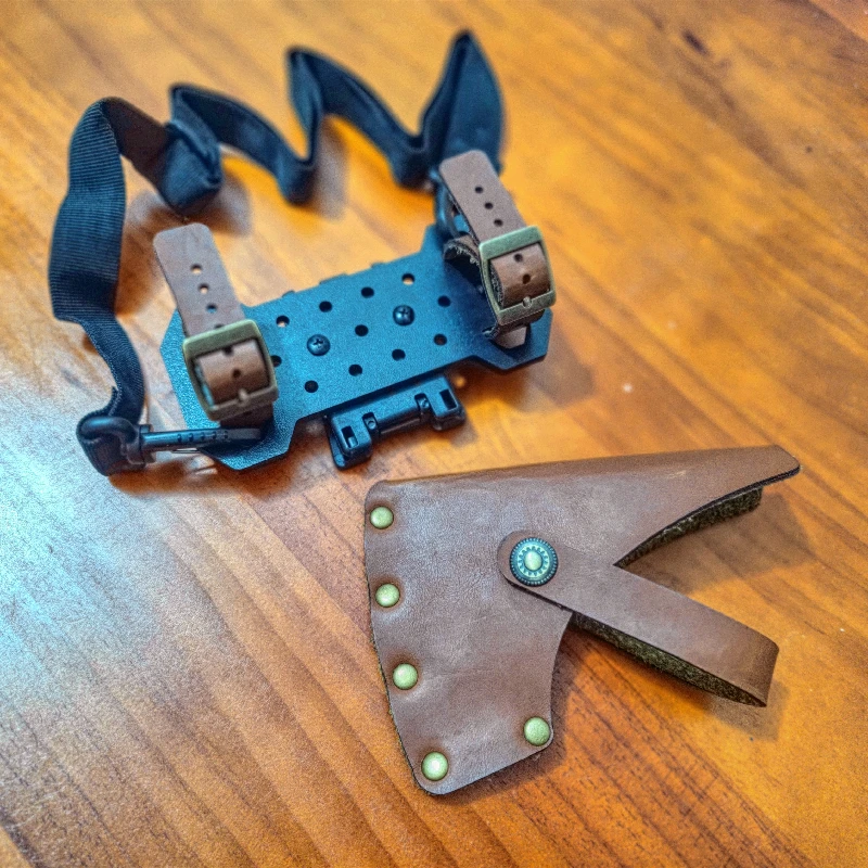 Тактический зажим Molle портативные аксессуары с крышкой и лезвием топора прочный