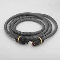 high quality 10awg hifi power cord schuko power cable 16mm eu mains power figure 8 iec female plug hifi