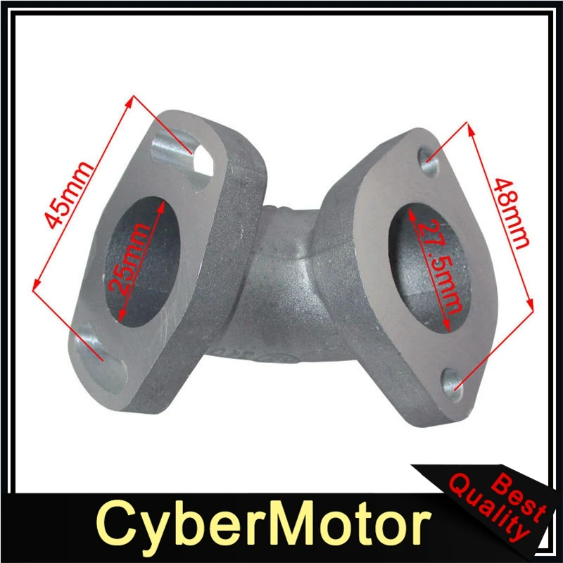 Впускная труба для питбайка Mainfold карбюратора Mikuni VM24 PE24 26 28 OKO Carb | Автомобили и