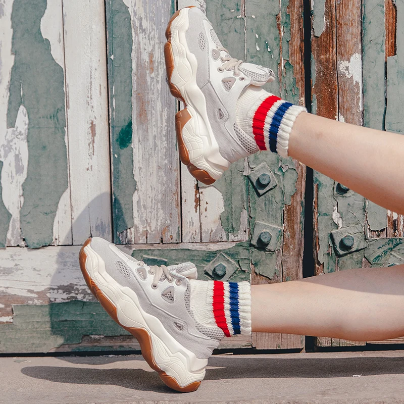 Zapatillas mujer Deportiva Balenciaca женская обувь на толстой подошве Красивая замшевая