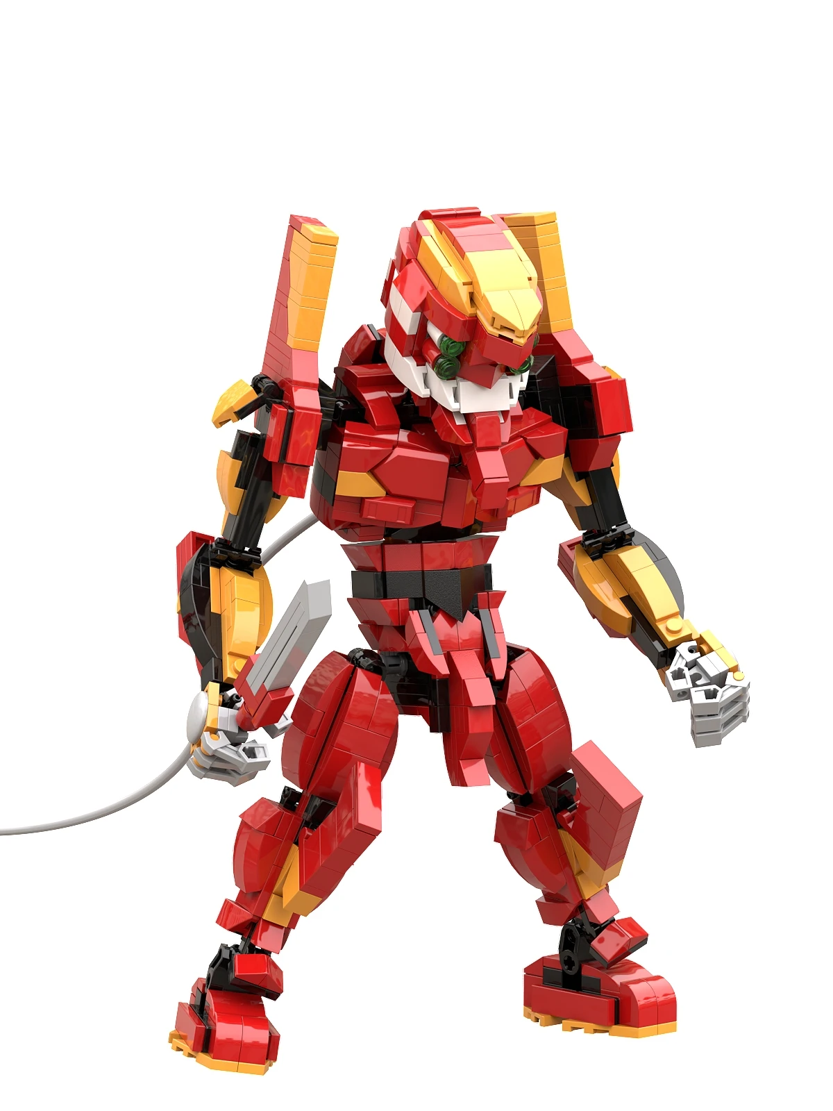 EVA Neon Genesis Eva-02 Machine оригинальная модель строительного блока MOC головоломка