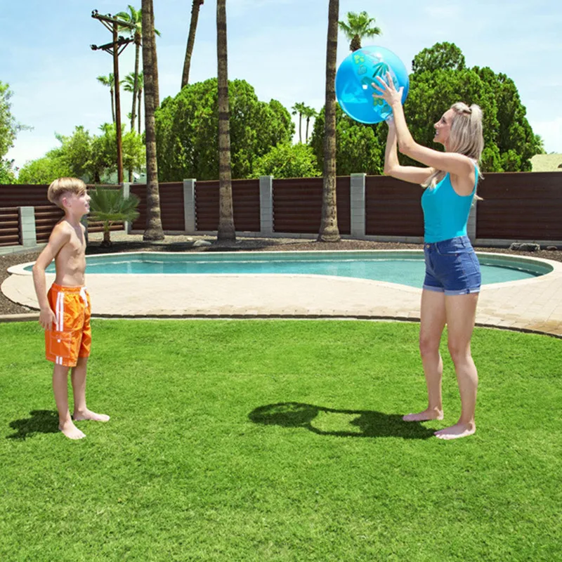 

2021 Summer Popular Transparent Beach Ball Inflatable Handball Toy Diameter 35cmpvc Material Children's Outdoor Toy Water Ball