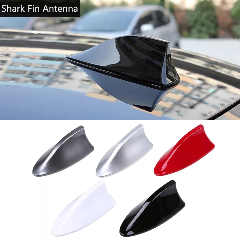 Автомобильная антенна Shark Fin Radio FM Signal Aerials для Hyundai Solaris Accent i30 ix35 i20 Elantra Santa Fe Tucson Getz