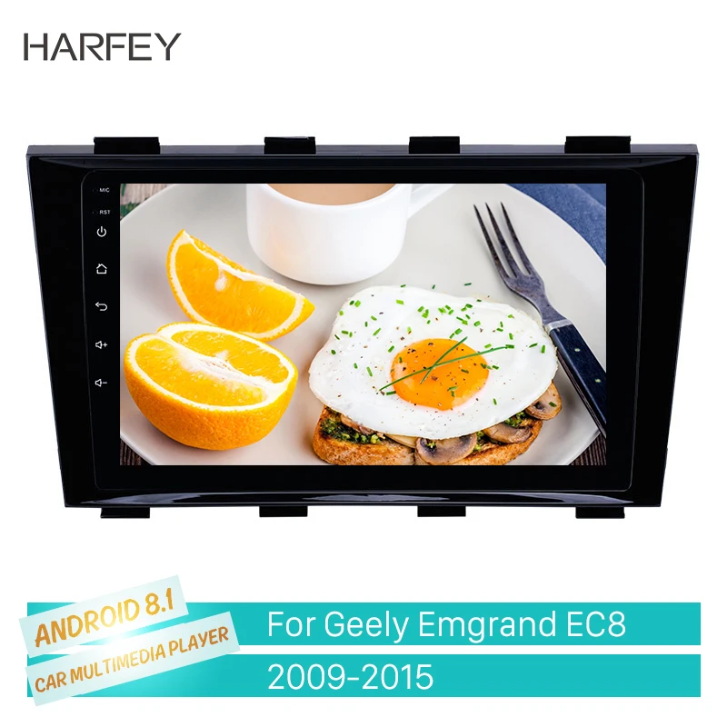 Harfey HD сенсорный экран GPS Navi Радио 9 дюймов Android 8 1 для Geely Emgrand EC8 2009 2015 с Bluetooth AUX