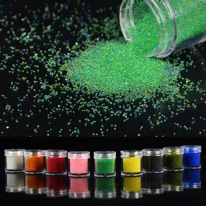 

10g Caviar Nail Art Bead Rhinestone for Nails Micro Nai Crystal Ball 3D Nail Art Decorations