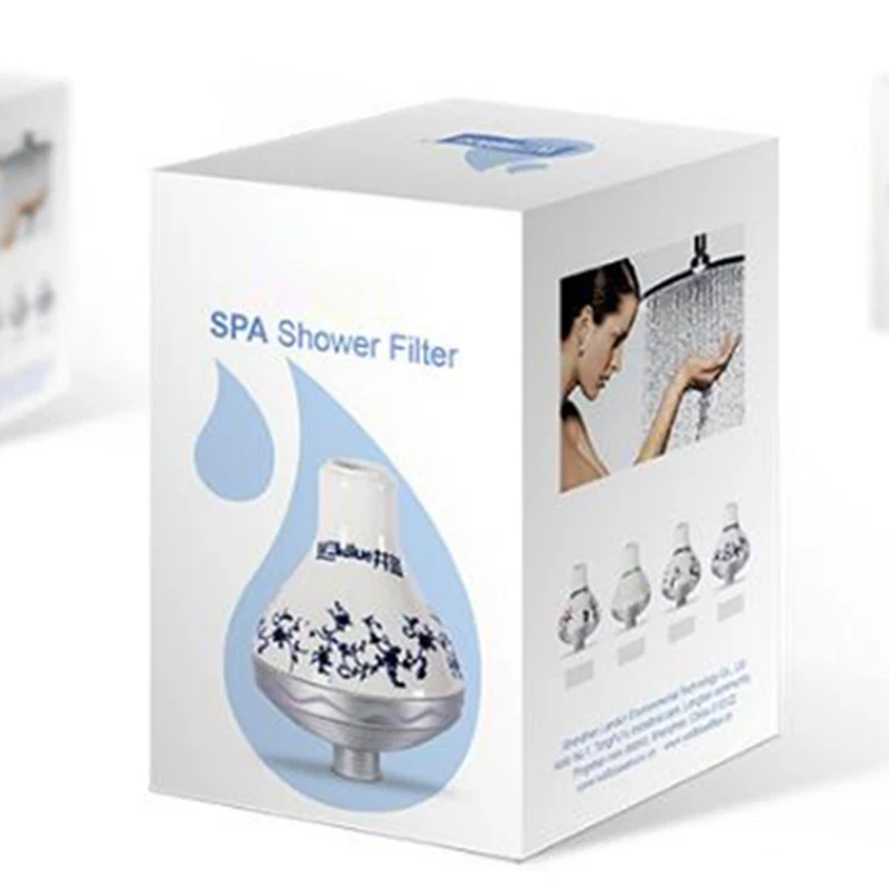 Фильтр для ванны и душа очиститель очистки чистой воды Удаление хлора из тяжелых