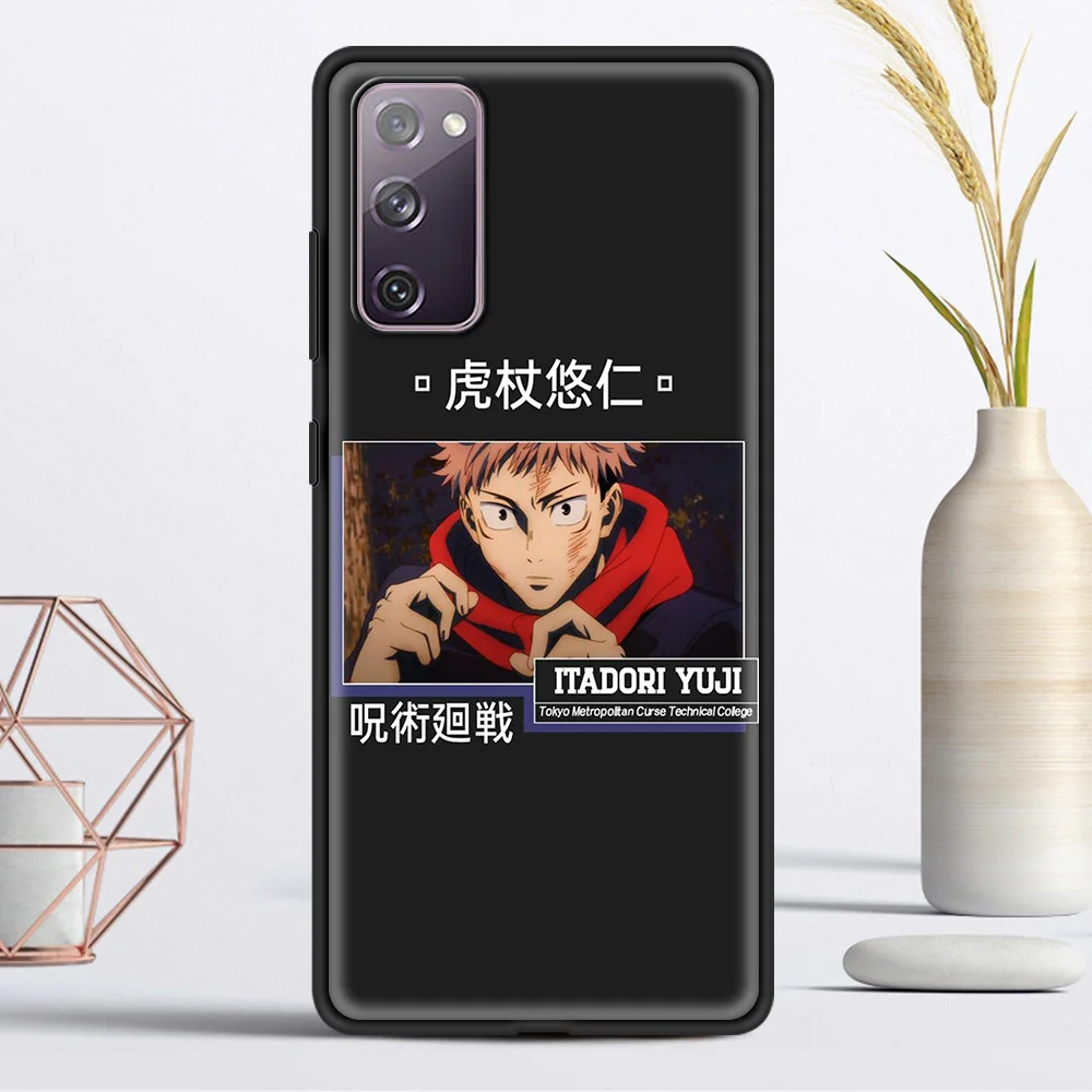 

Jujutsu Kaisen phone Accessories Soft Cover for Samsung Galaxy S21 S20 Ultra S20 FE S10 Lite S10E S9 Plus Luxury Case