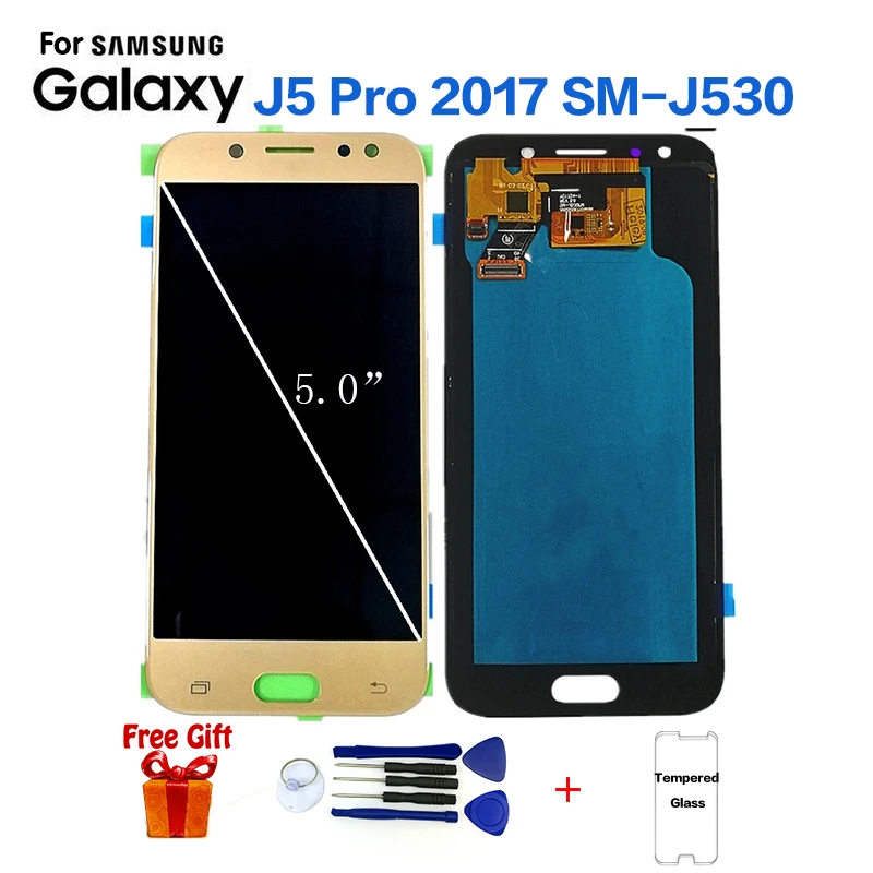 Для Samsung J5 Pro J530 SM J530F дисплей ЖК экран Замена для 2017 J530GM J530Y J530YM модуль|Экраны