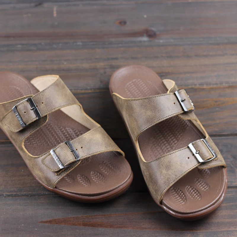 Мужские шлепанцы Phenkang светильник повседневные с мягкой подошвой мужские летние