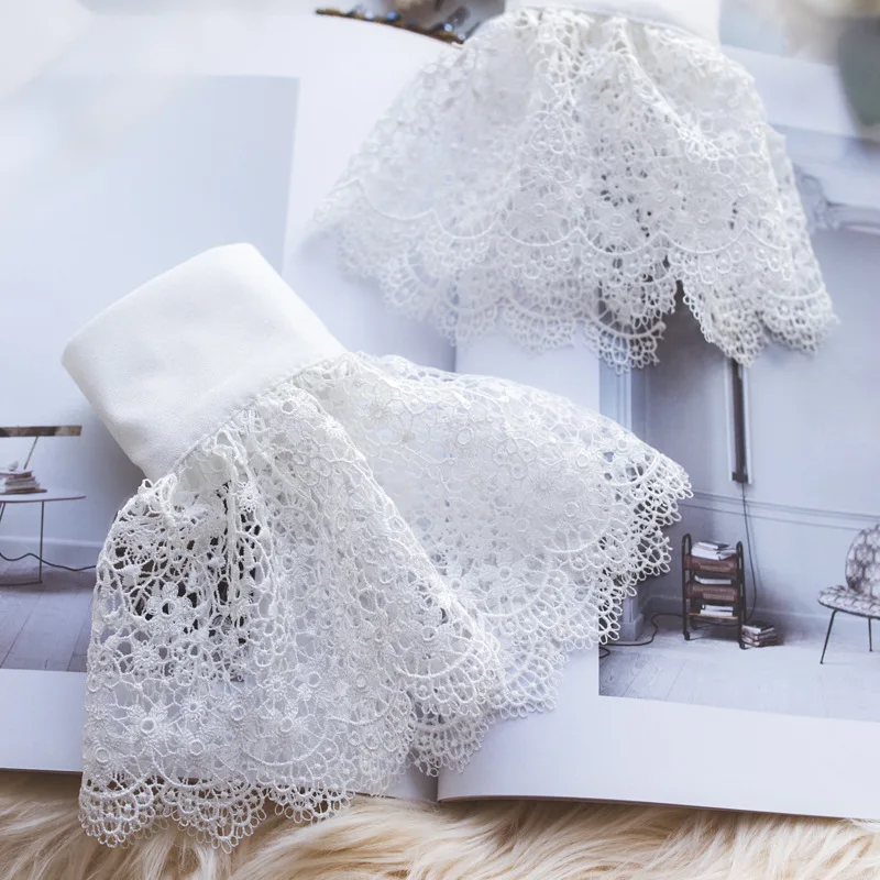 Красивый Высококачественный кружевной сетчатый свитер в Корейском стиле