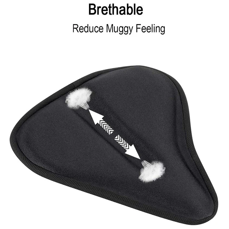 

Bicycle Seat Cover Cushion, Comfortable Silicone Cushion, Suitable for Mountain Road Bicycle