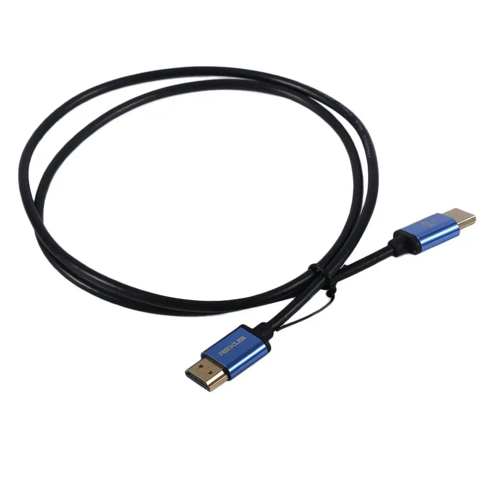 1 м/3 м/5 м/10 м супер длинный кабель HDMI из алюминиевого сплава штекер к мужской супер высокоскоростной HDMI кабель Ethernet 3D 4 к черный