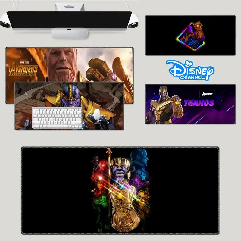 

Игровой коврик для мыши Disney Thanos, большой коврик для мыши, игровой, размер XXL, Настольный коврик для ПК, коврик для клавиатуры