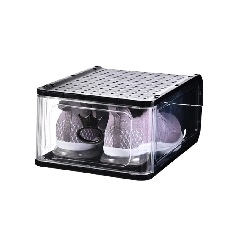 

Transparent Plastic Compartment Shoe Box Customized Shoe Storage Fantastic Shoe Box Drawer Assembly Storage Box