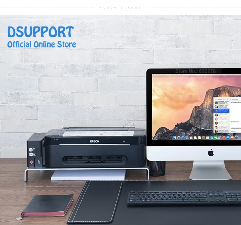 Монитор Стенд алюминиевый компьютерный стояк устойчивый органайзер для MacBook/iMac