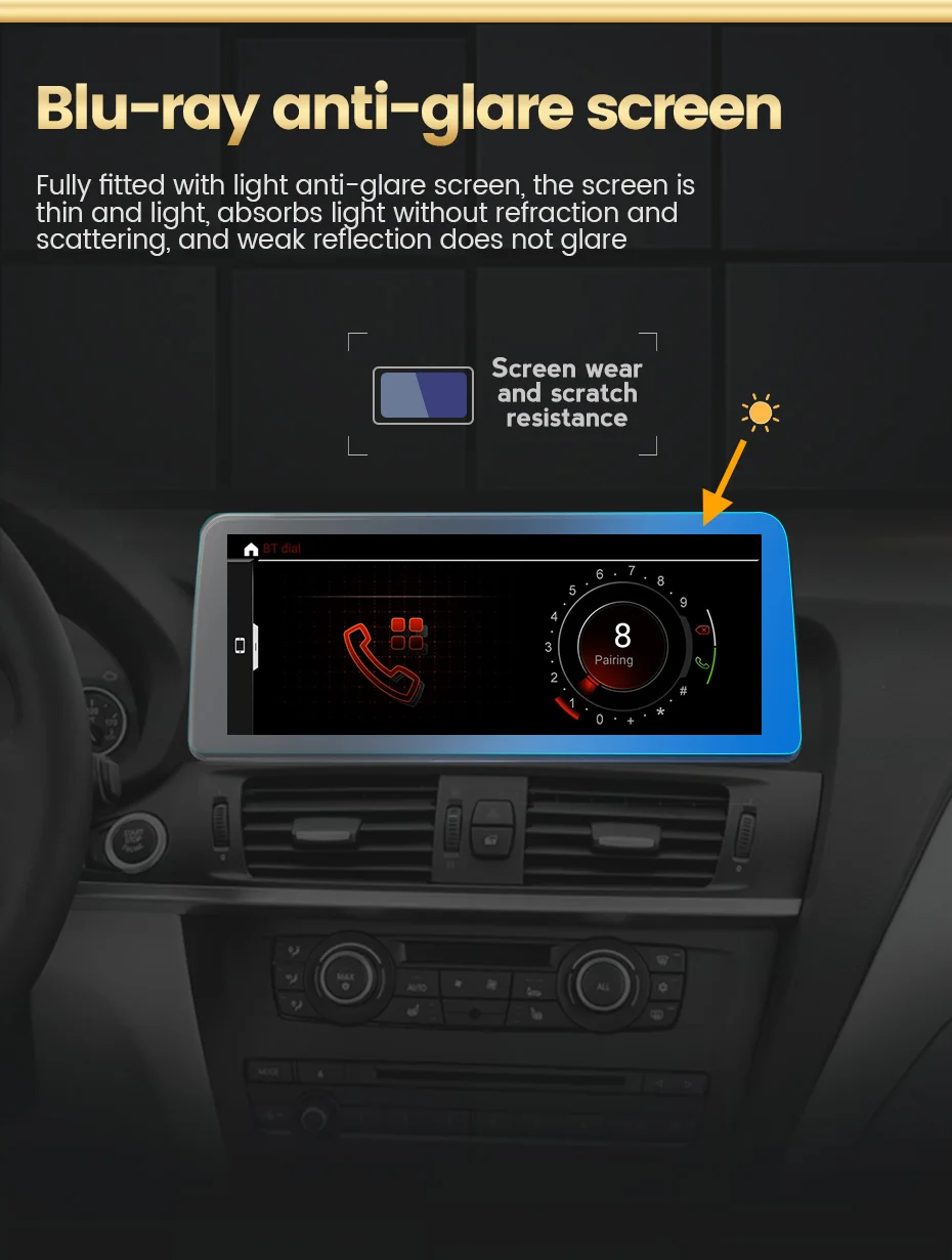 Qualcomm Snapdragon 662 Android 11 Blu-ray anti-glare 256G For BMW F20/F21 NBT Car Multimedia Carplay Auto DSP | Автомобили и
