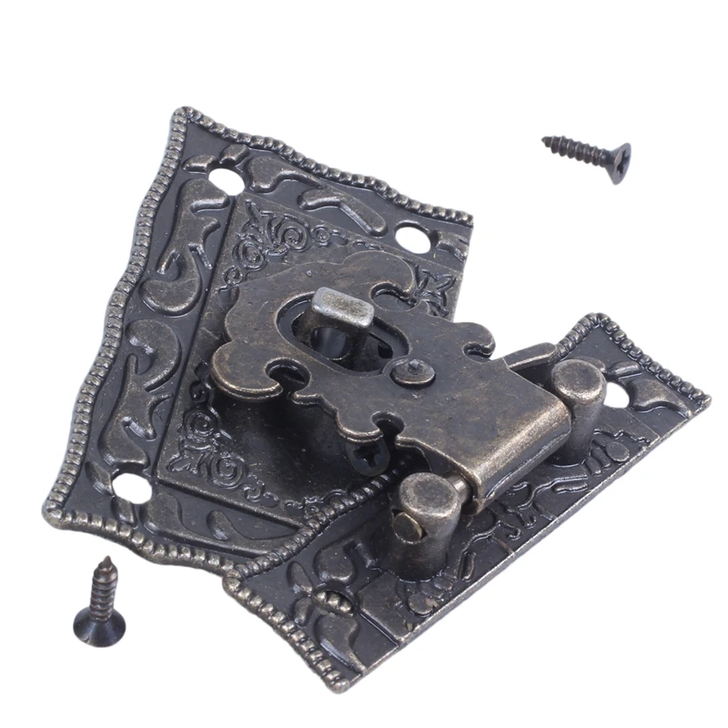 Горячая продажа деревянный ящик сундук прямоугольная застежка защелка