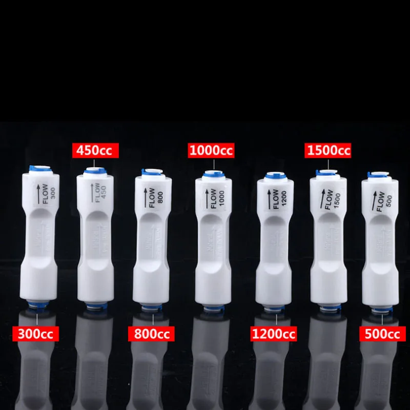 300CC-1500CC RO регулятор расхода сточных вод ограничитель OD 1/4 дюйма шланг обратного