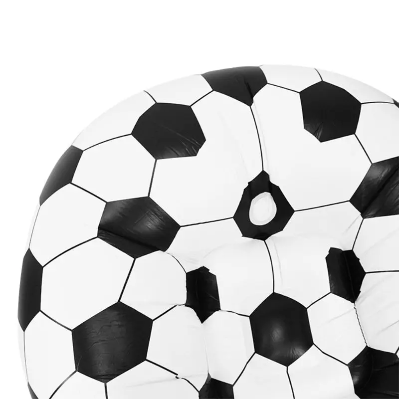 

Portable lnflatable Sofa Waterproof Basketball/Football Shape Lounger Chair for Adult Kids Couch