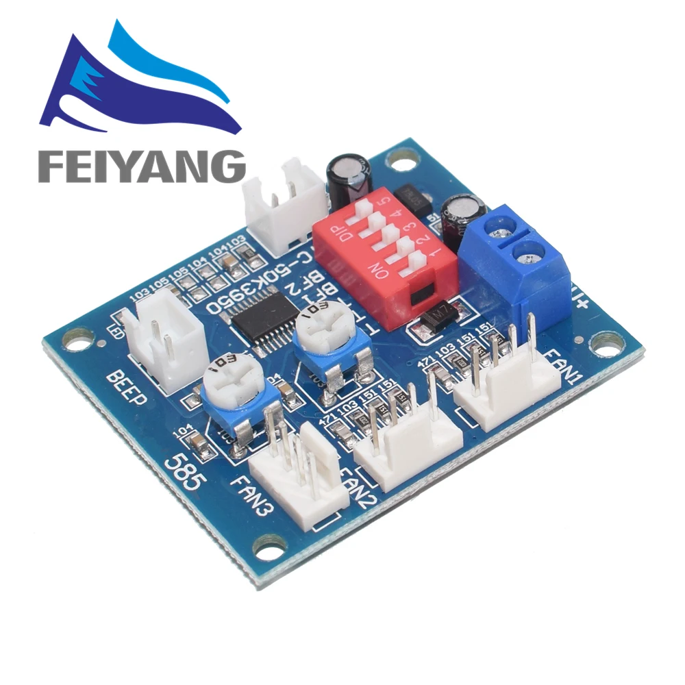 1 шт. DC 12V 5A PWM ПК Процессор вентилятор Контроль температуры Скорость плата