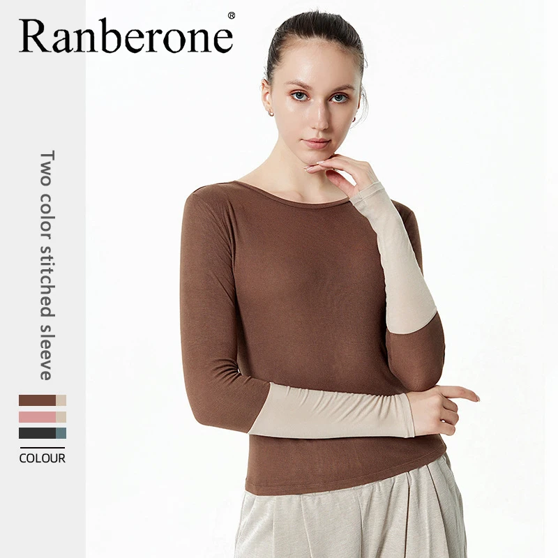 Breathable Sexy Women Letter Printing Sport Shirts Solid Color High Elastic Gym Yoga Top Running Breathable Long Sleeve T-Shirts