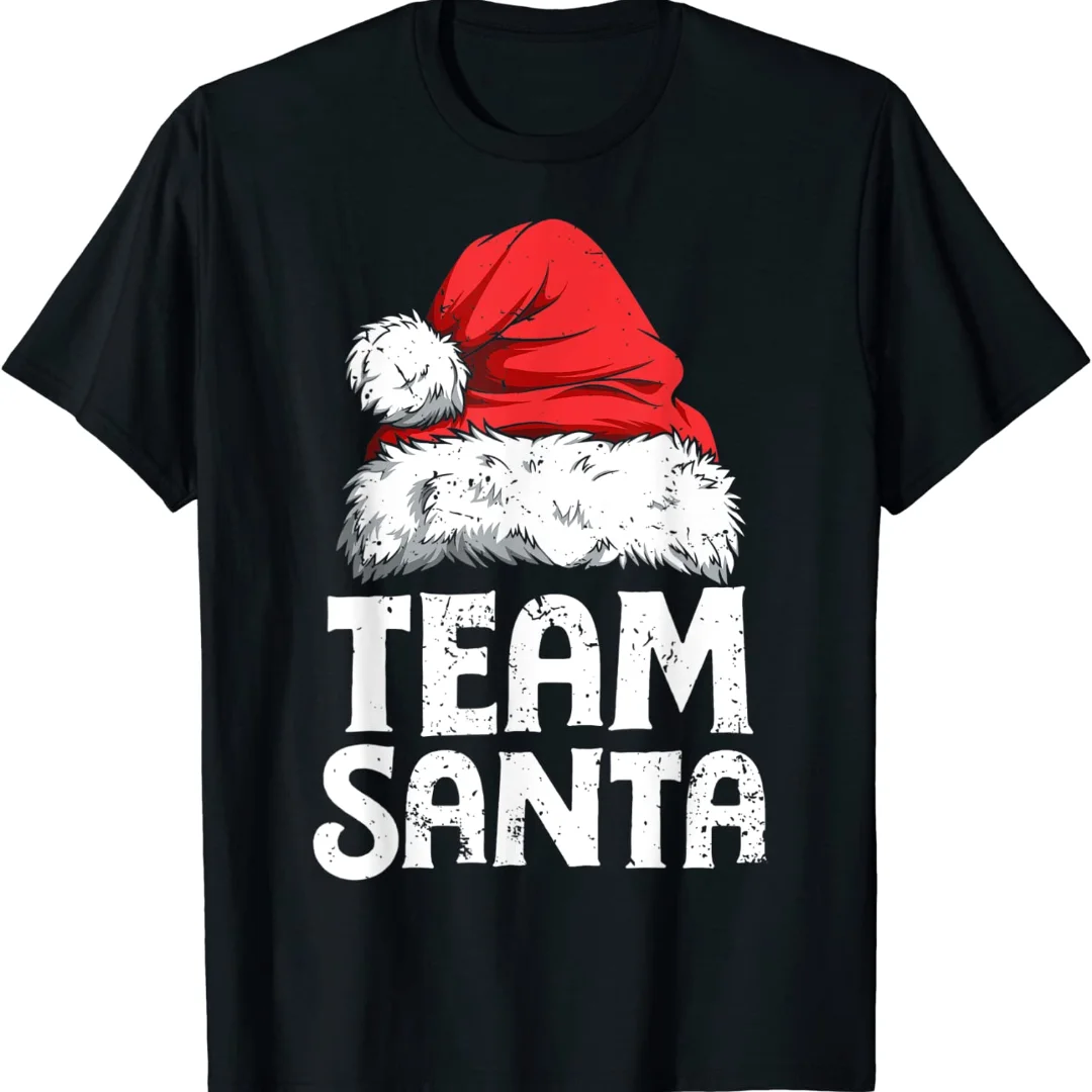 

Team Santa T shirt Christmas Family Matching Pajamas Tees T-Shirt