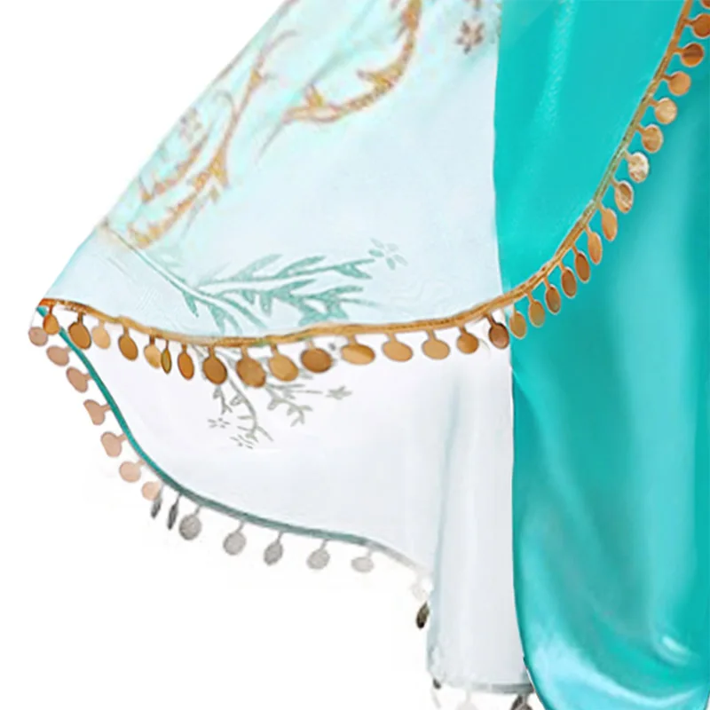 Baby Girl Clothes Fancy Jasmine Kids Halloween Party Cosplay Costume Children princess Dress 3 4 5 6 7 8 9 10 Years | Детская одежда и
